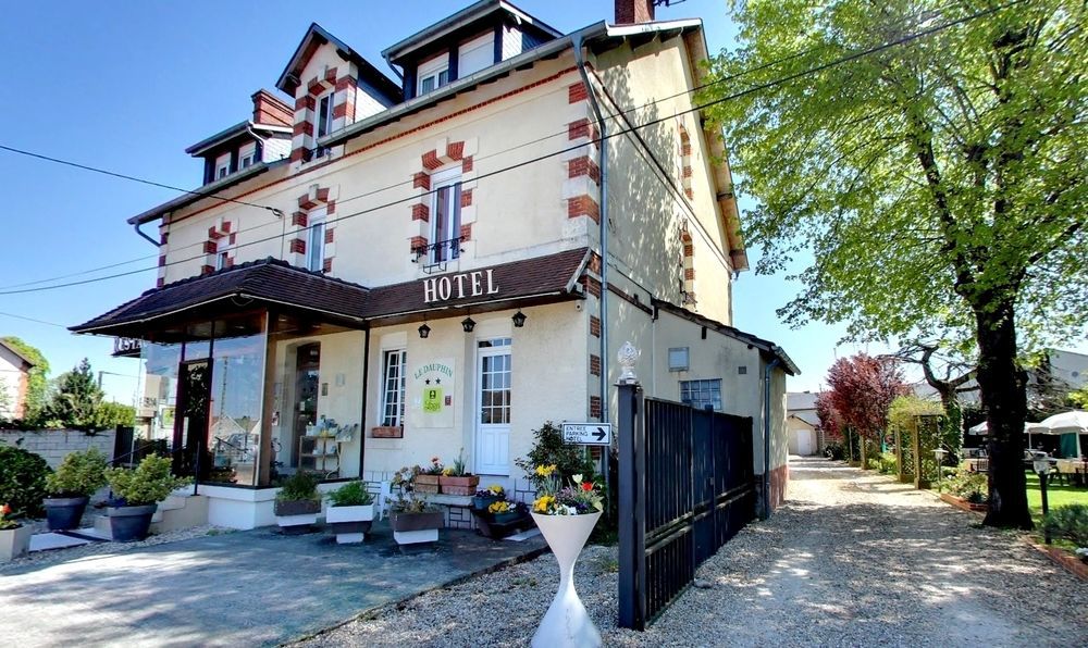 Hotel Le Dauphin Salbris Exterior foto